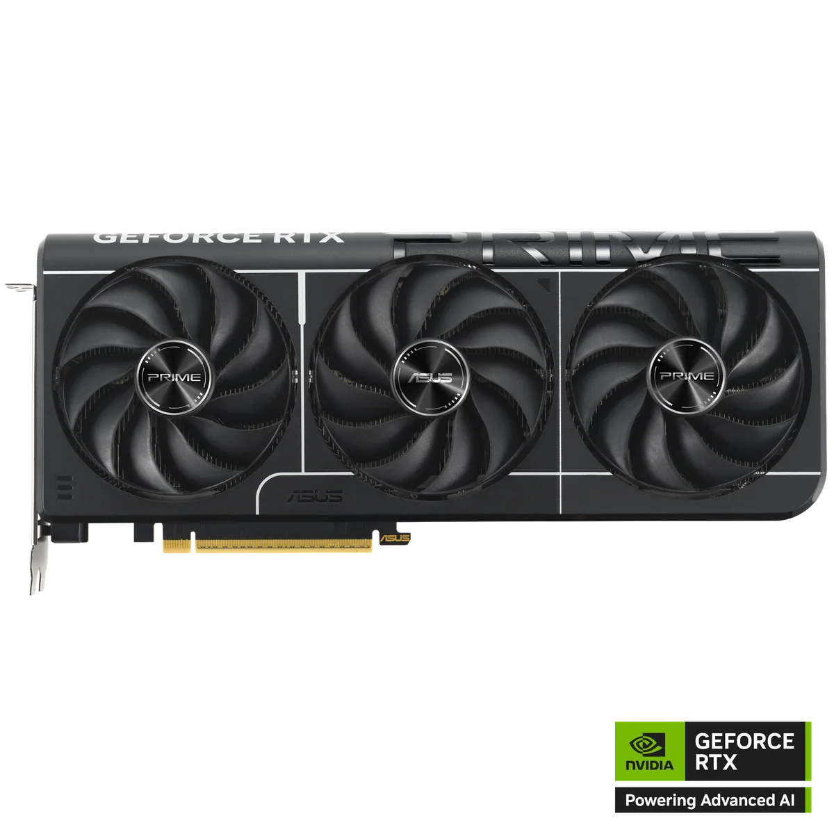 ASUS Prime GeForce RTX 5080 16GB GDDR7 graphics card, three-quarter view