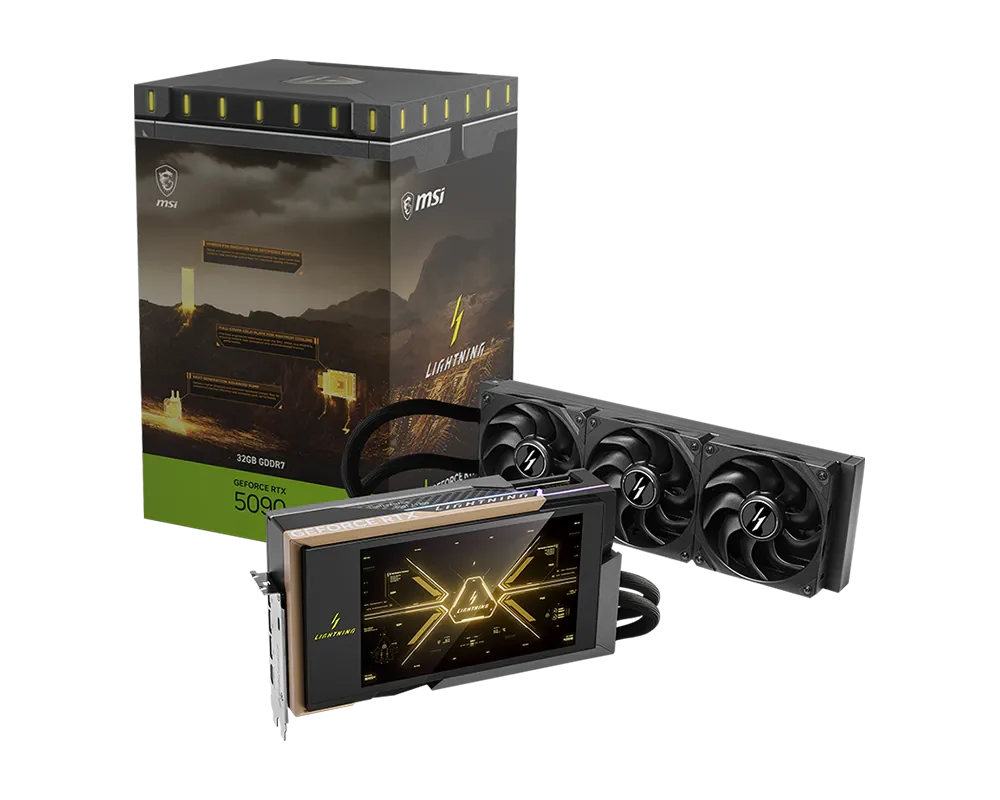 MSI GeForce RTX 5090 32G Lightning Z graphics card